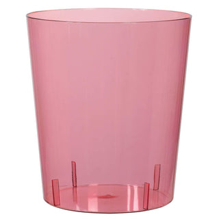 New Pink Medium Plastic Cylinder Container