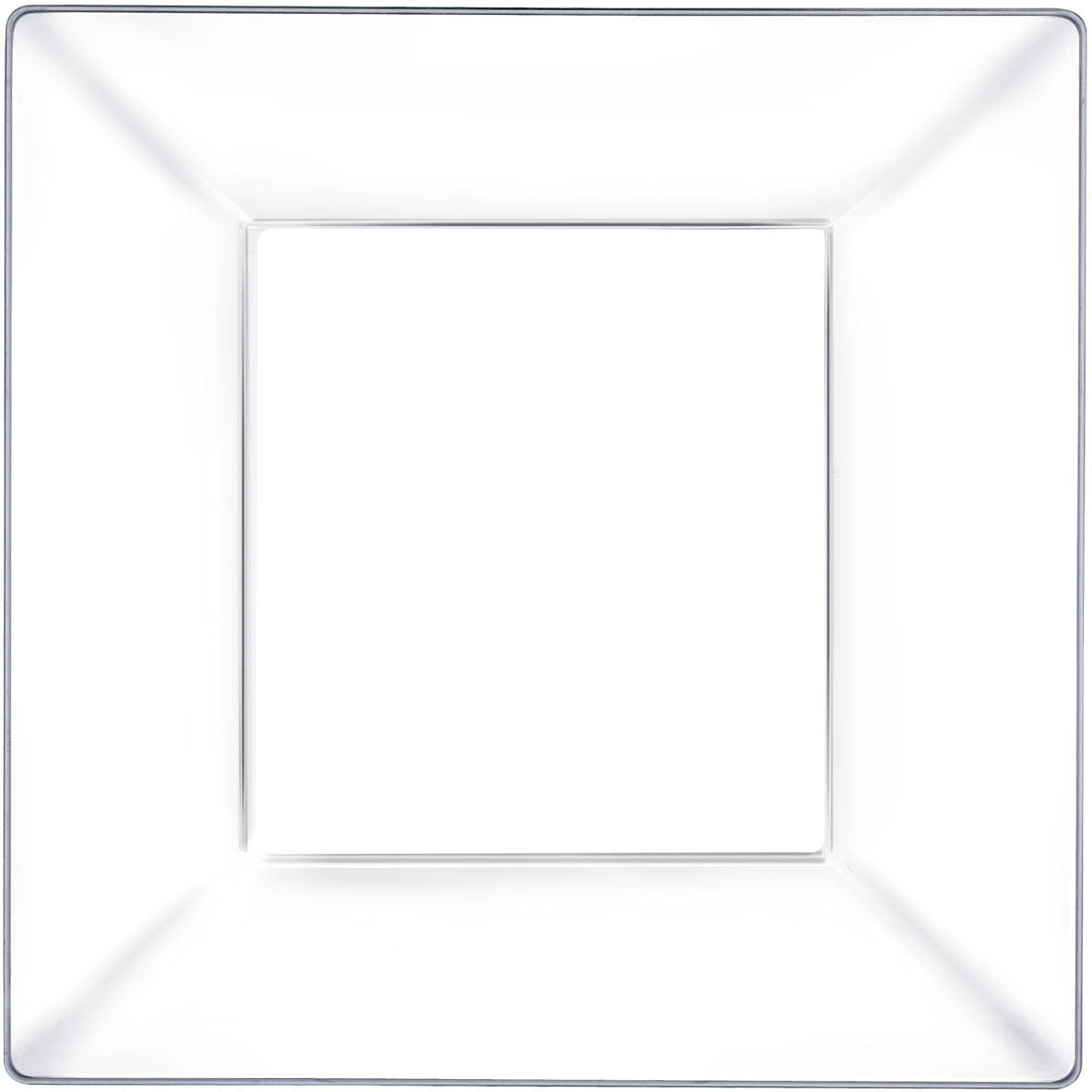 Clear 8" Plastic Plates (10ct)