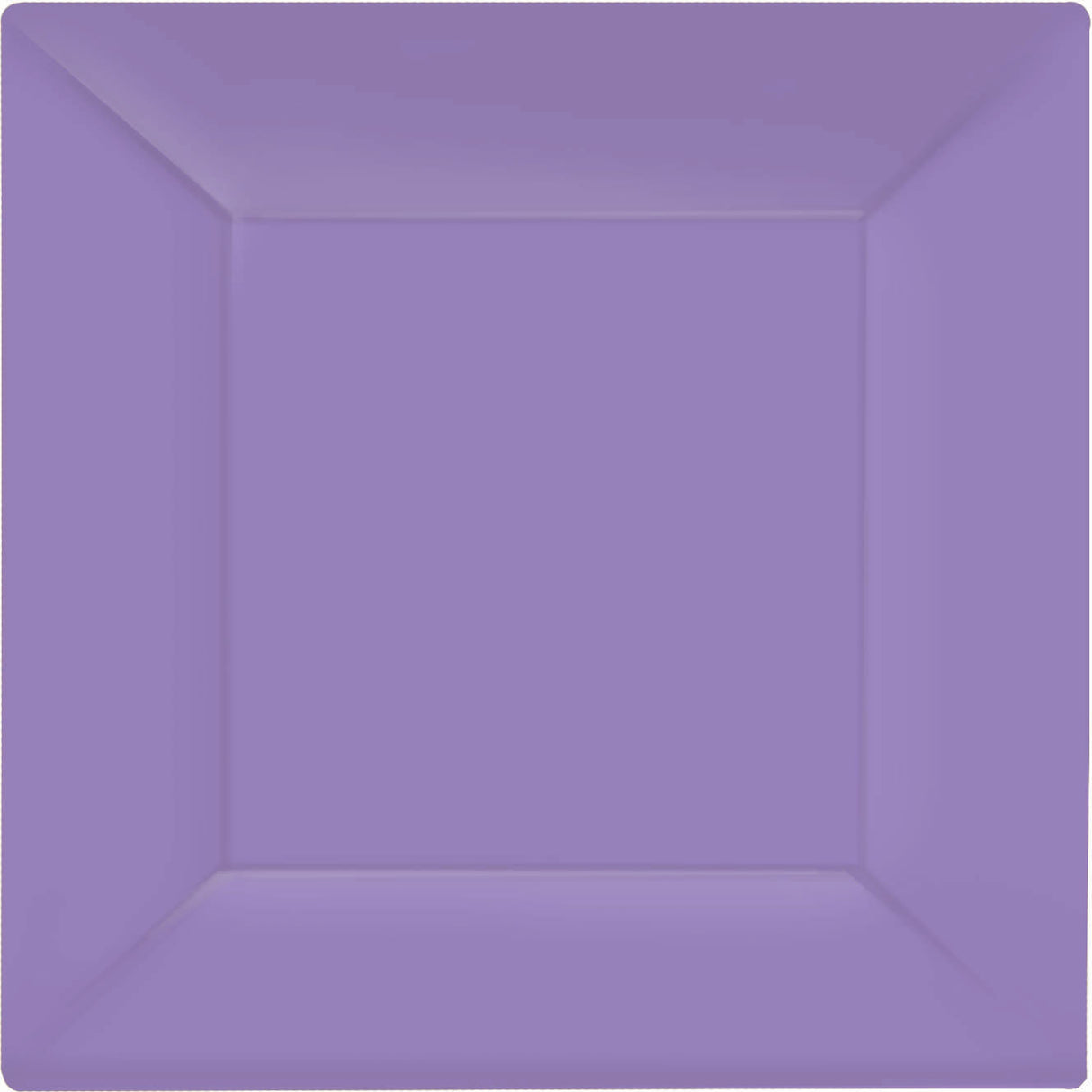 Lilac Plastic Square Banquet Plates (10ct)