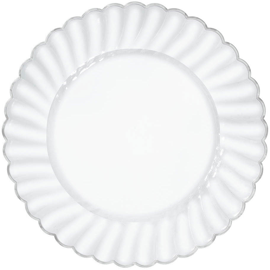 Plate 10" Scallop Plastic Plates
