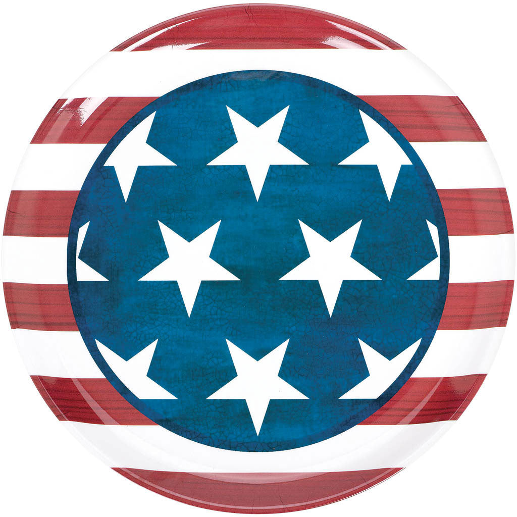 Patriotic Round Platter
