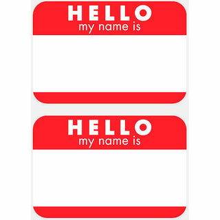 Hello My Name Is...Name Tag