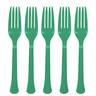 Festive Green Mid Weight Forks
