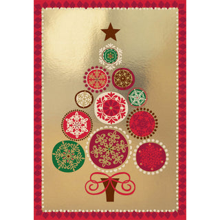 Bright Ornament Tree Greeting Cards (18ct)