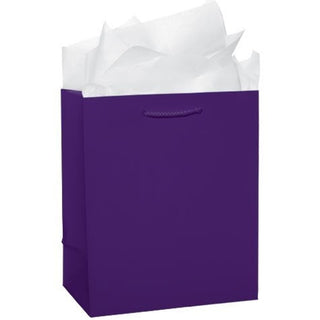 Purple Glossy Medium Gift Bag