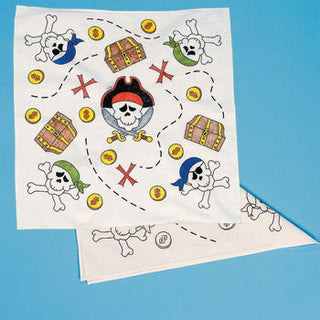 Color Your Pirate Bandana 1ct