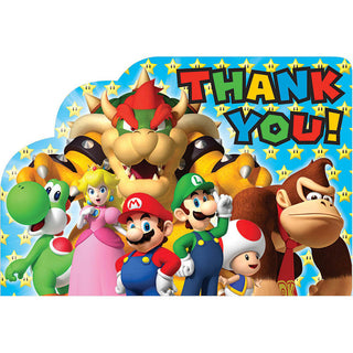 Super Mario Postcard Thank You Notes (8ct)