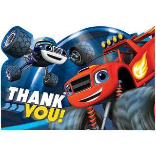 Blaze and The Monster Machines Postcard Thank You Notes, 8ct