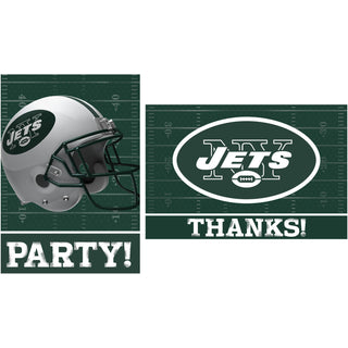 New York Jets Invite and Thank You Notes
