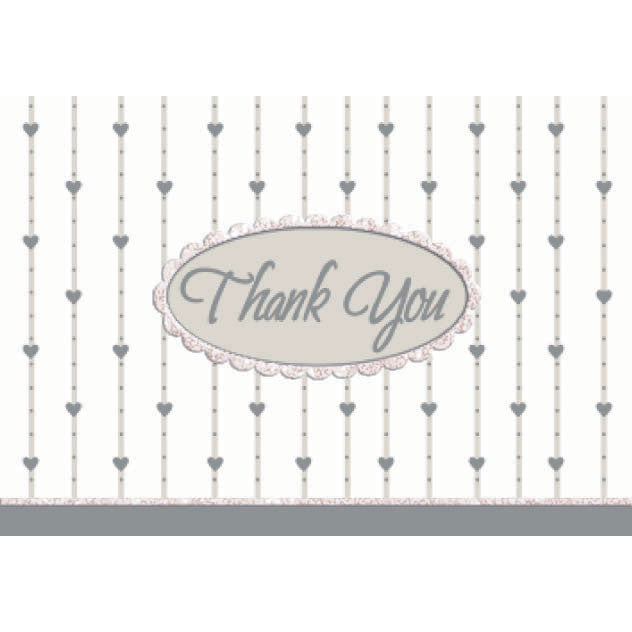 Formal Affair Glitter Thank You Notes