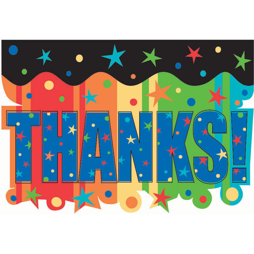 A Year To Celebrate - Happy Birthday Thank You Notes