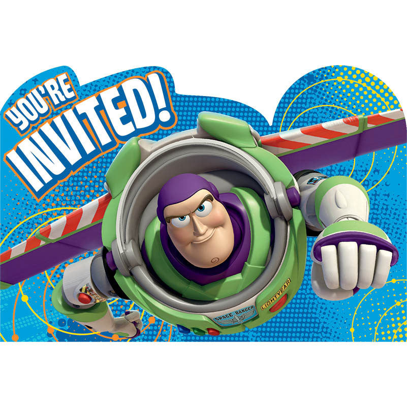 Toy Story Power Up Postcard Invitations