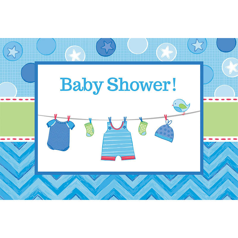 Shower With Love Boy Postcard Invites (8ct)