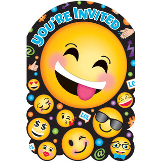 LOL Emojis Invitations (8 ct)