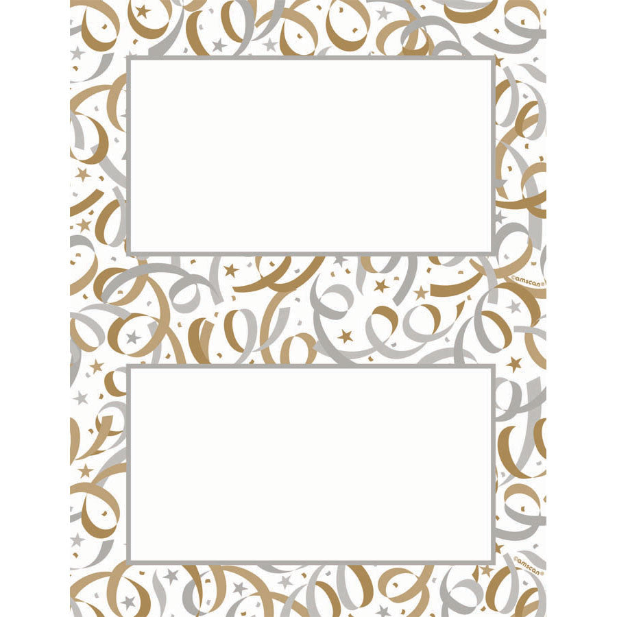 Classic Streamers Printable Invites (24)