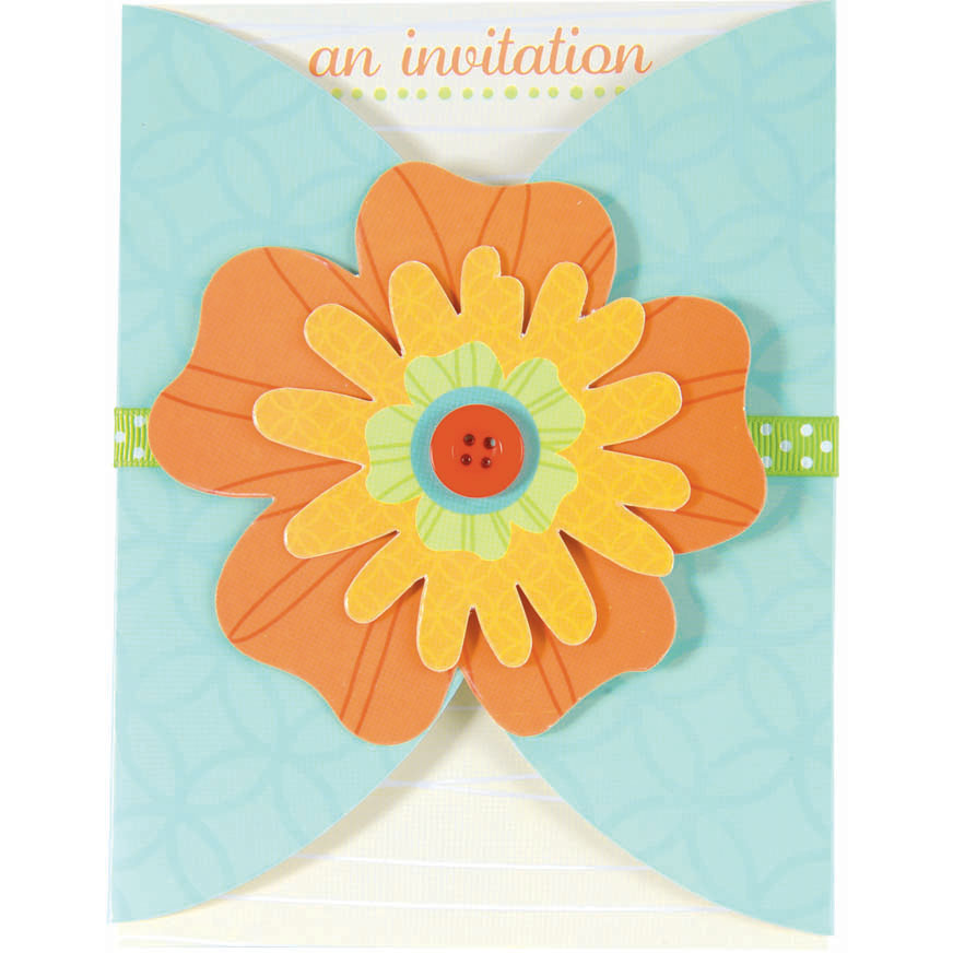 Flower Fun Novelty Invites (8ct)