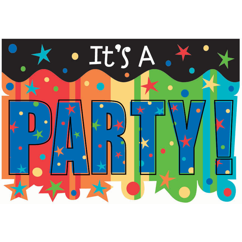 A Year To Celebrate - Happy Birthday Invitations