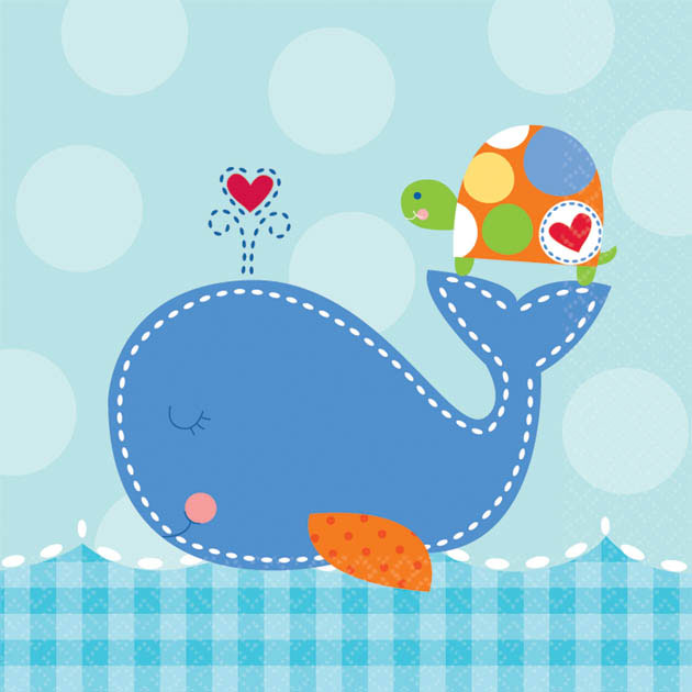 Ahoy Baby Beverage Napkins (16ct)
