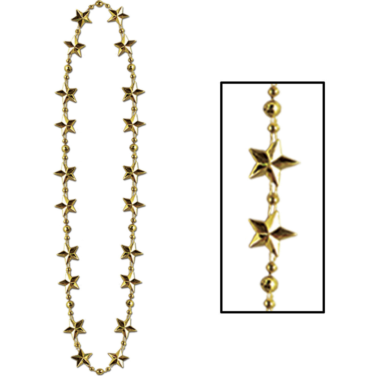 Gold Star Beads 1 ct
