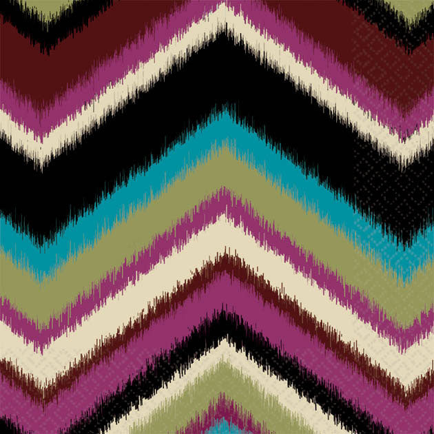 Fashion Stripes Beverage Napkins (16ct)