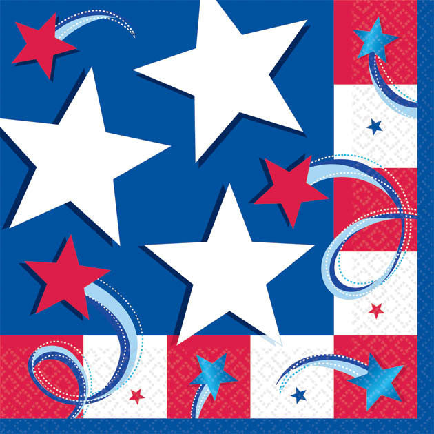 Independence Day Beverage Napkins (16ct)