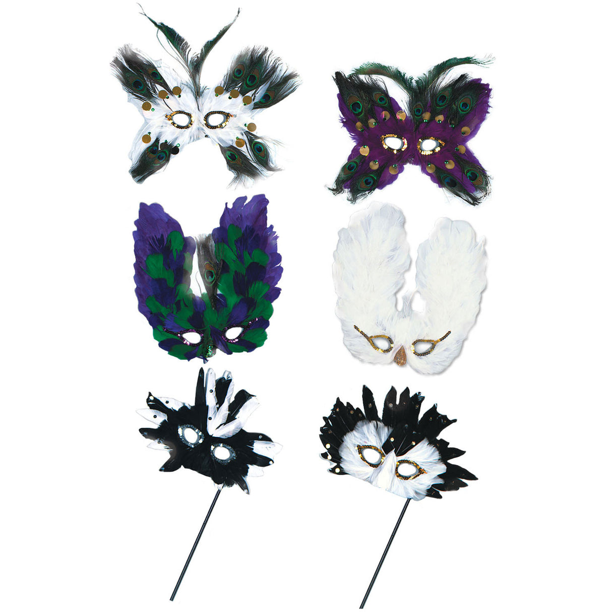 Ultimate Fanci-Feather Masks