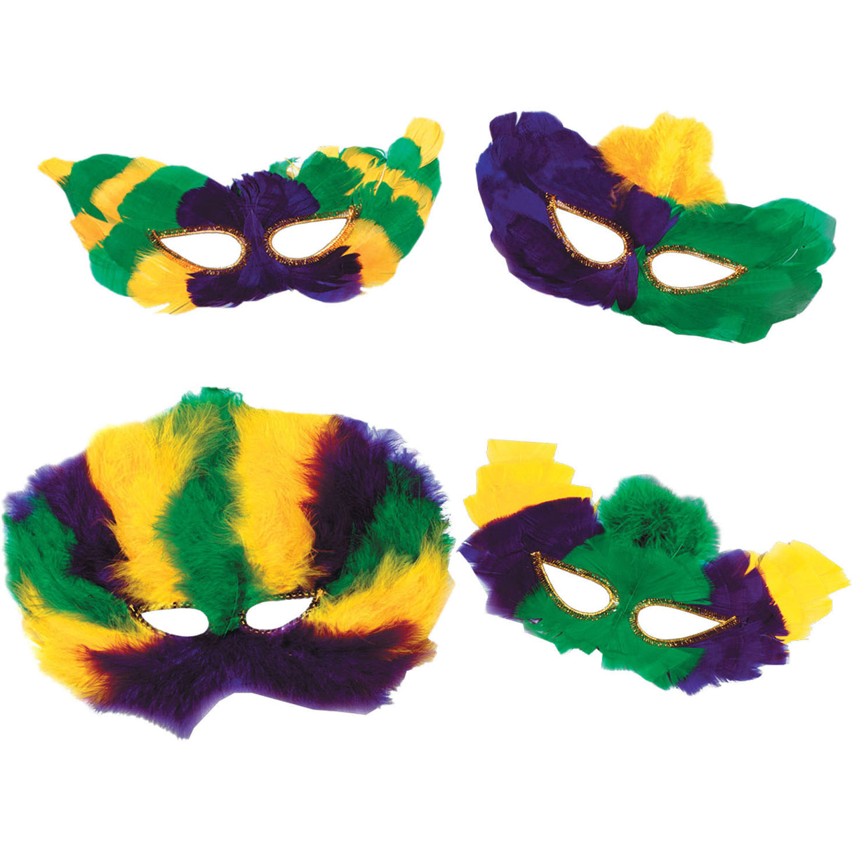Mardi Gras Fanci-Feather Masks