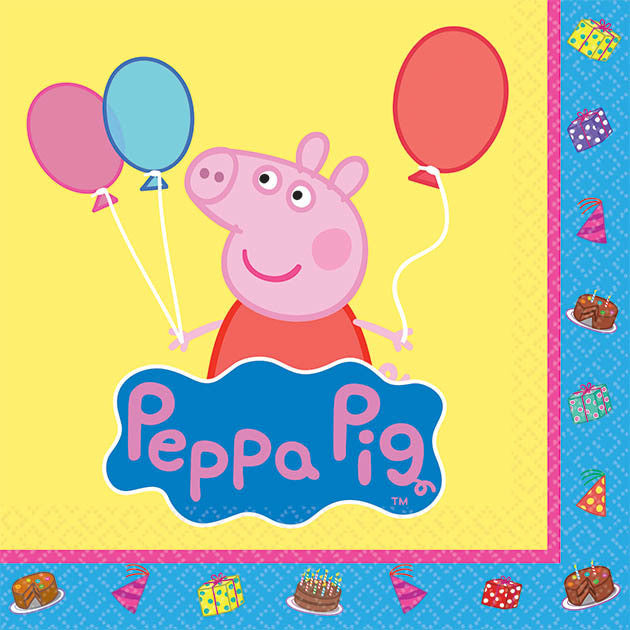 Peppa Pig Beverage Napkins (16ct)