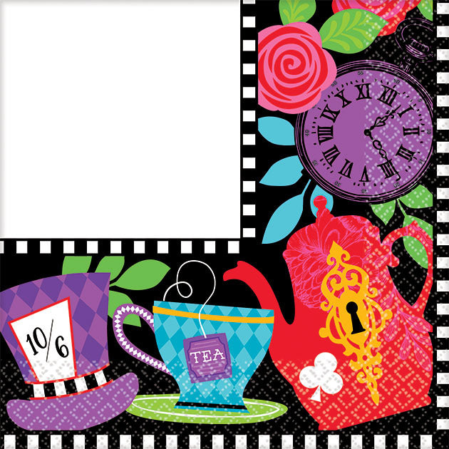 Mad Tea Party Beverage Napkins (16 ct)
