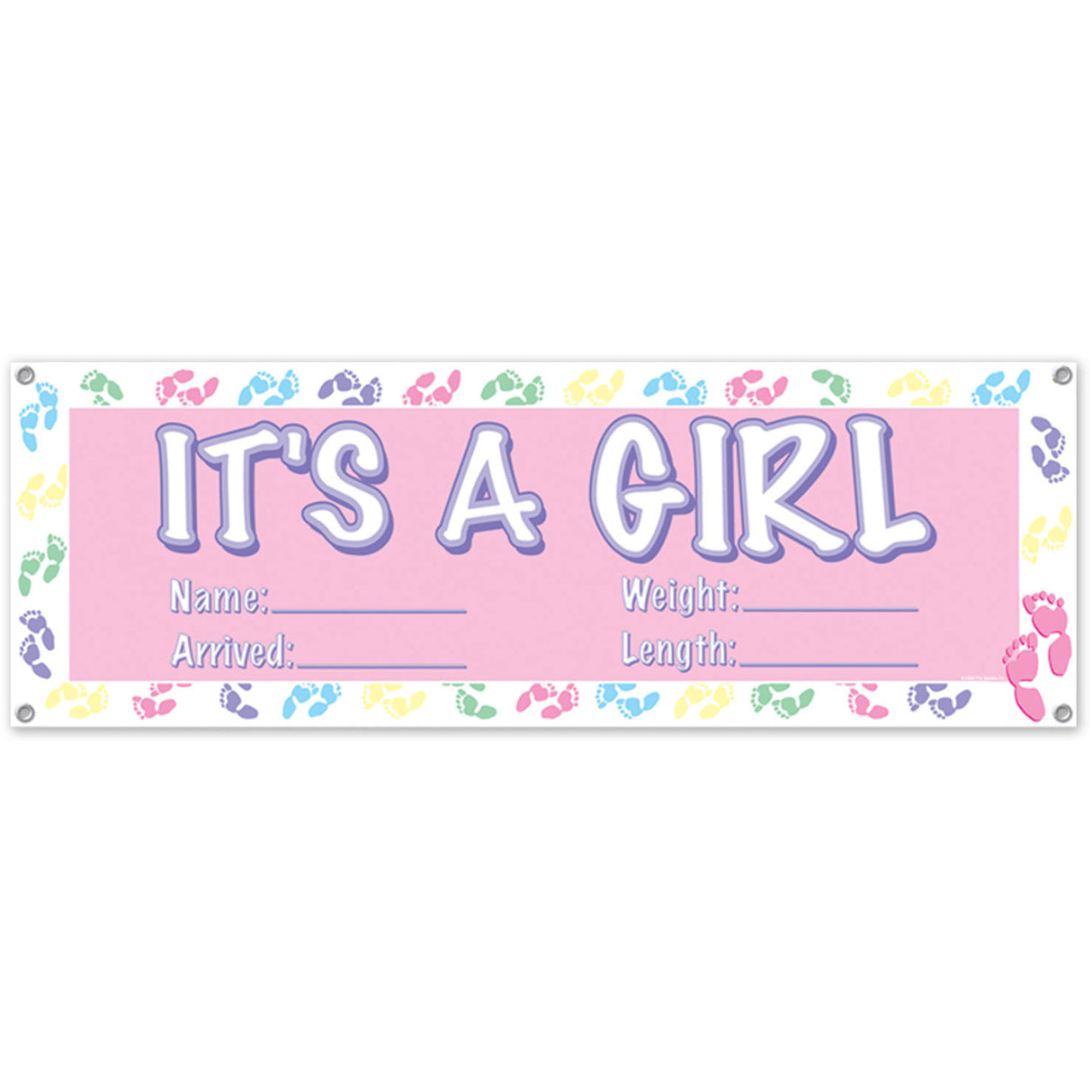 Its A Girl Banner (1 ct)