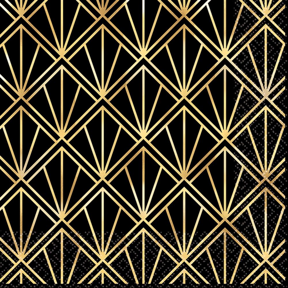 Glitz & Glam Beverage Napkins, 16ct