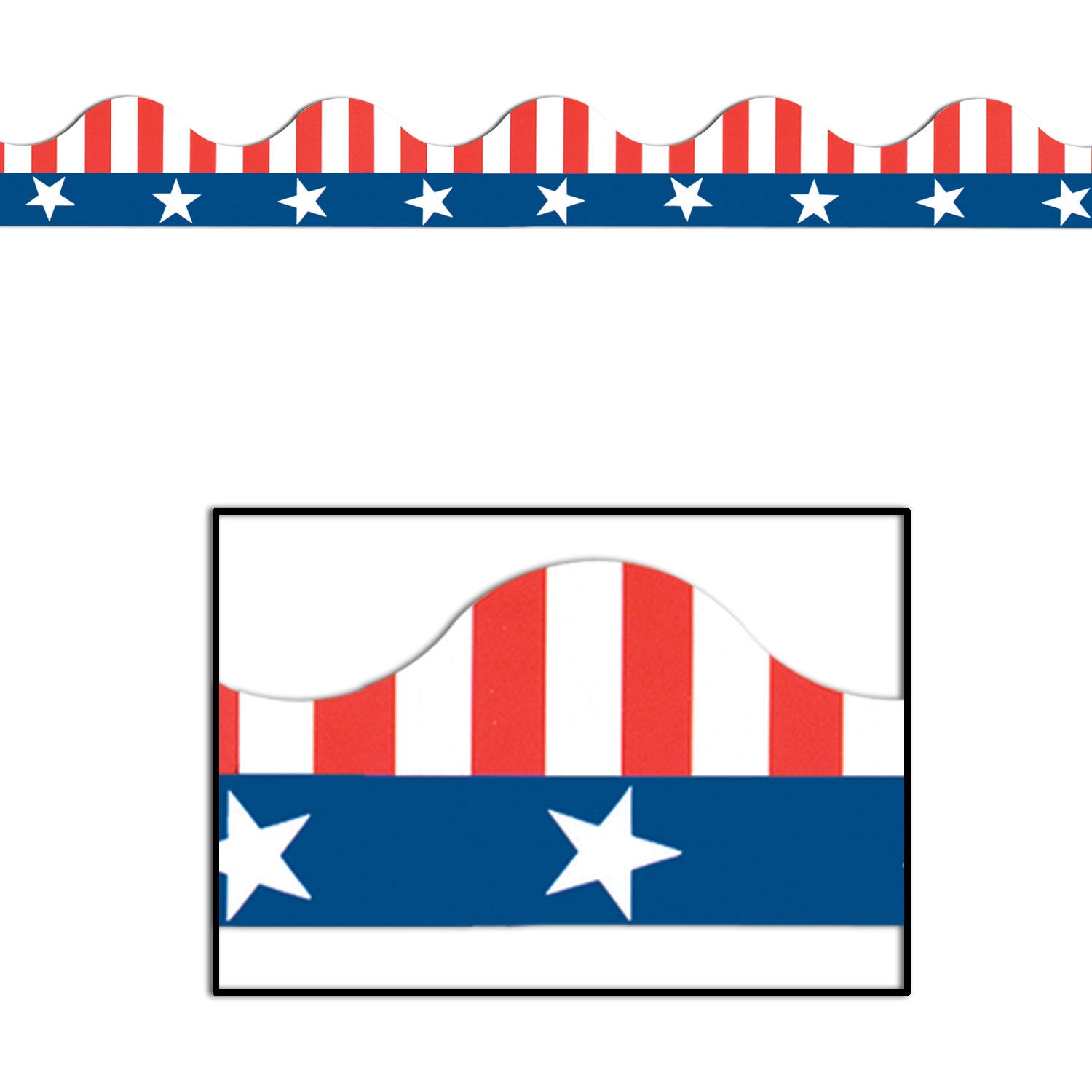 Patriotic Border Trim