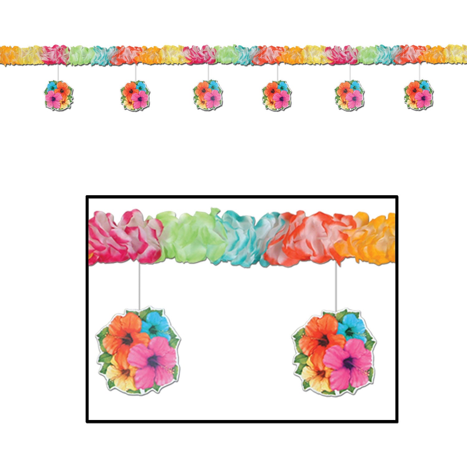 Silk'n Petals Hibiscus Garland