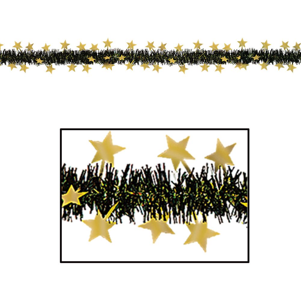 FR Metallic Star Garland
