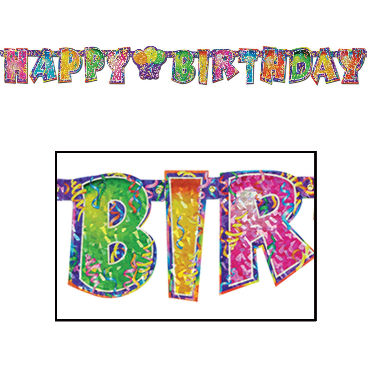 Happy Birthday Letter Banner