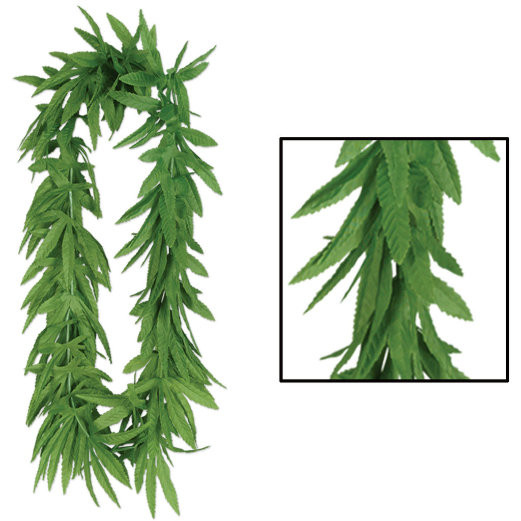 Tropcal Fern Leaf Lei