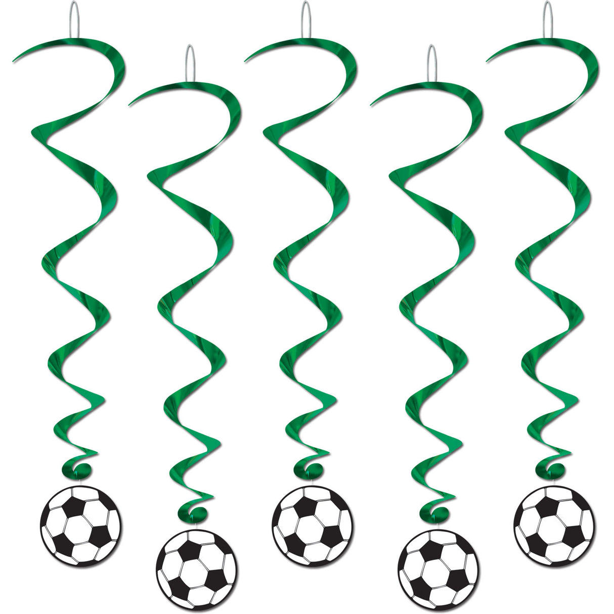 Soccer Ball Hanging Swirls