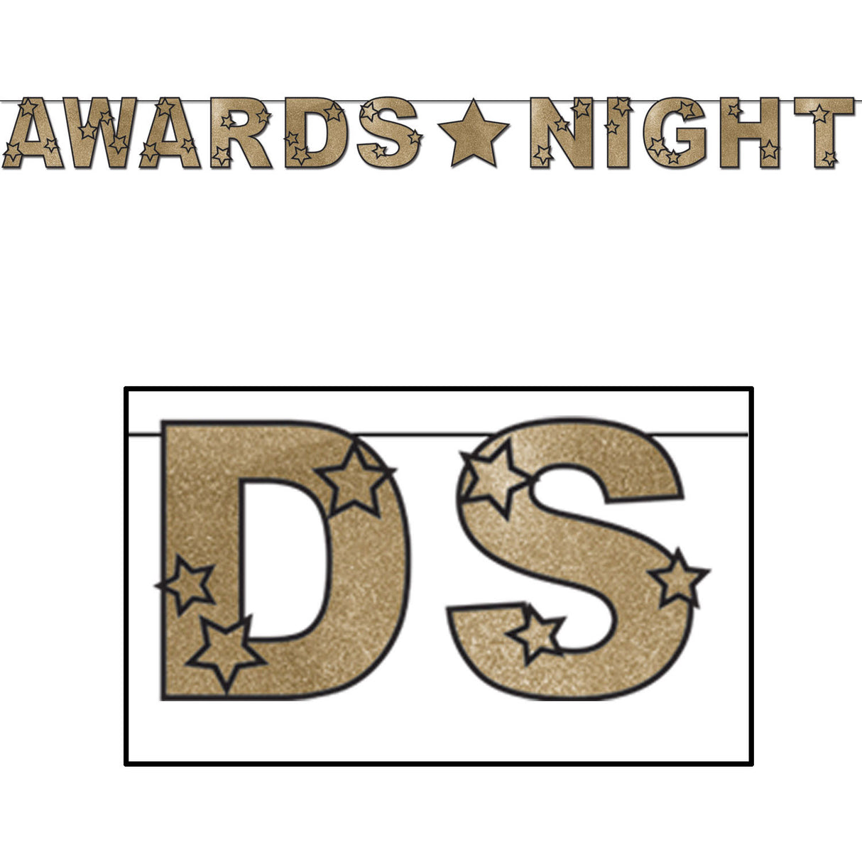 Glittered Awards Night Banner