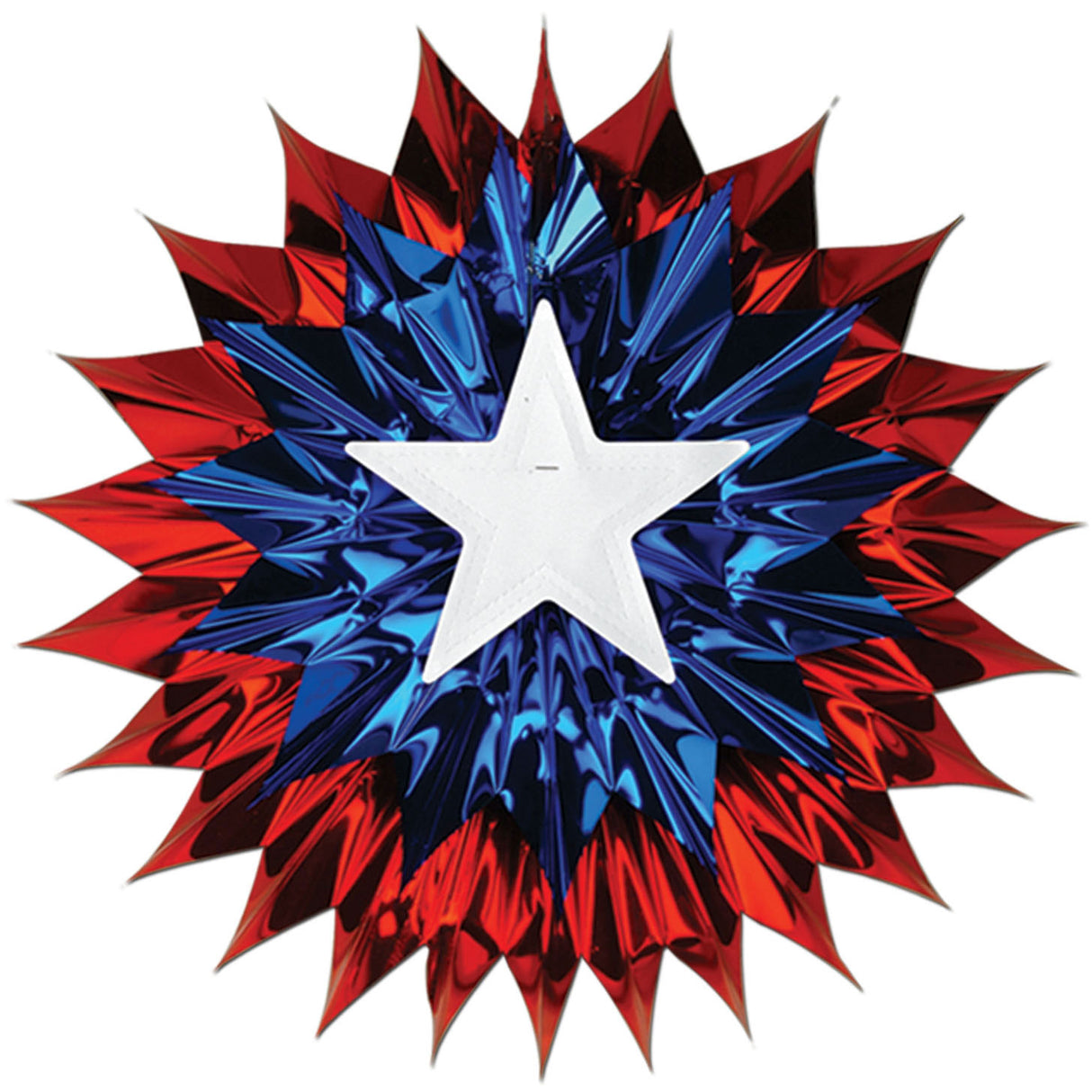 15" Patriotic Fan-Burst