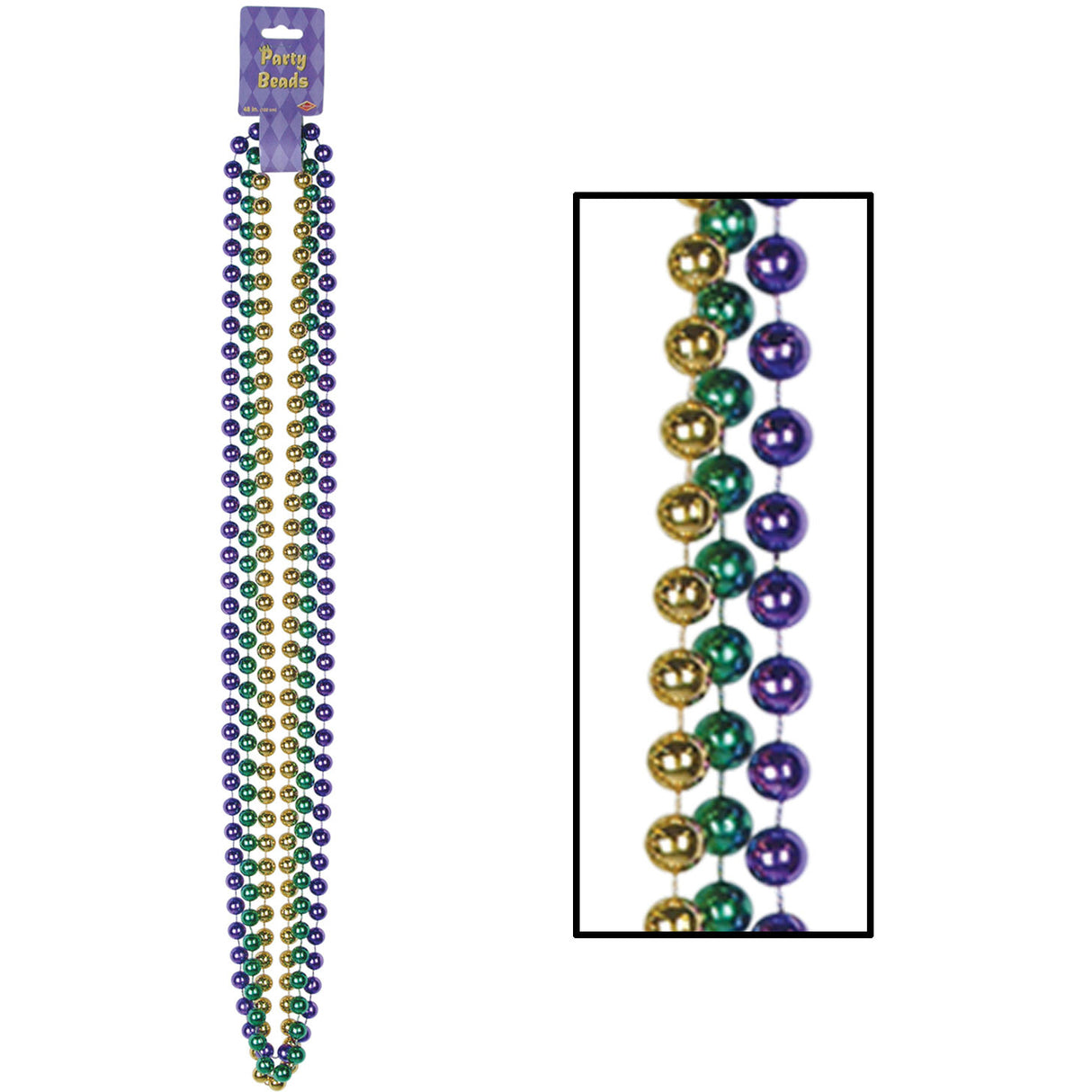 Party Beads - Large Round