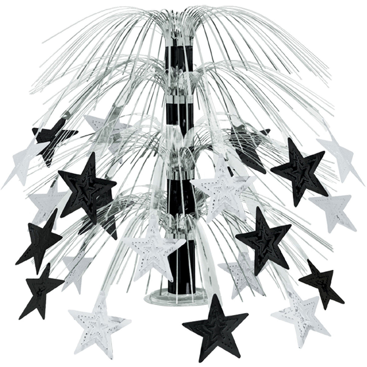 Star Cascade Centerpiece Black/Silver