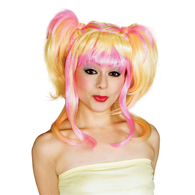 Pink Hearts Wig