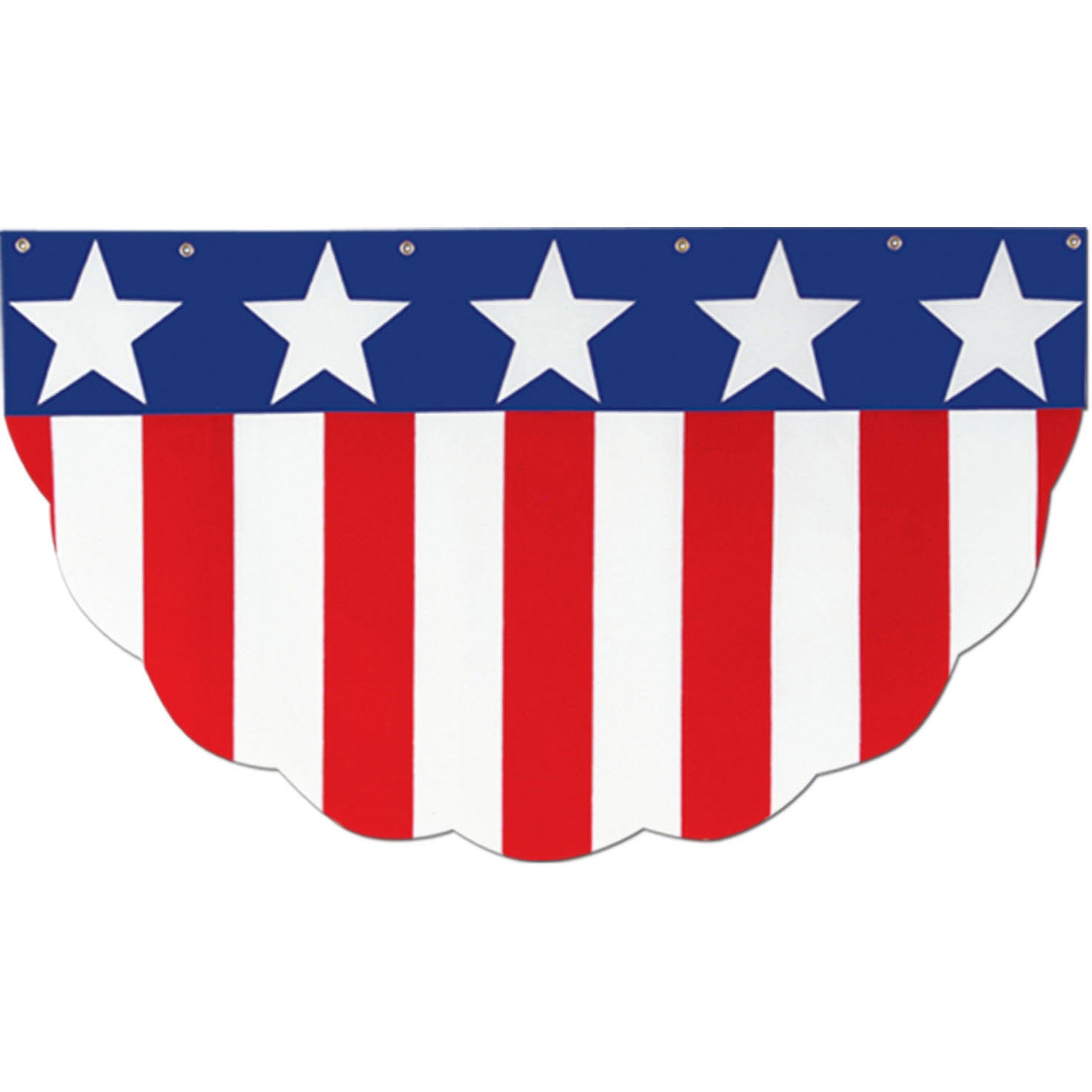 Velvet Patriotic Bunting