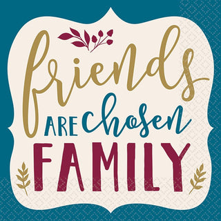 Friends Are Chosen Family Beverage Napkins (16 ct)