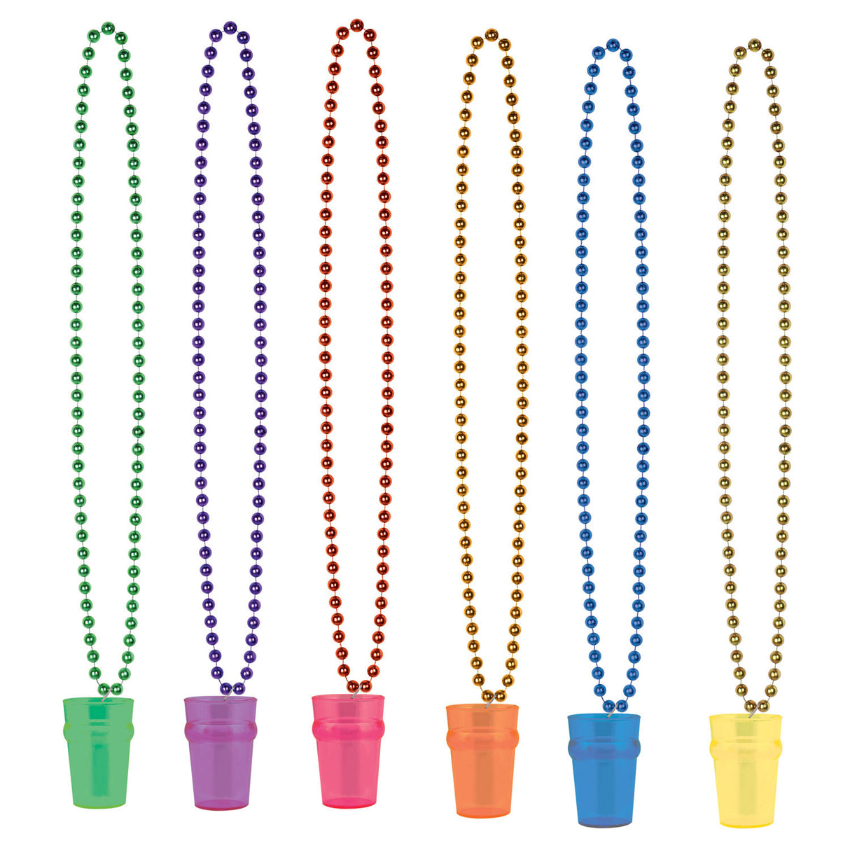 Shot Glass Bead Necklace