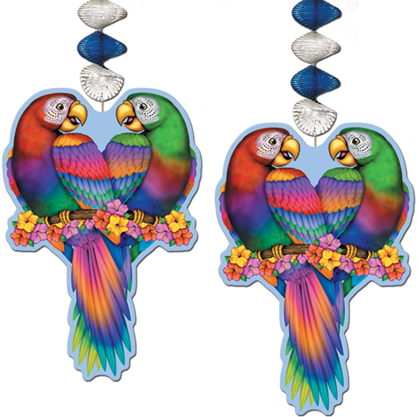 Tropical Bird Dangling Cutouts - 30