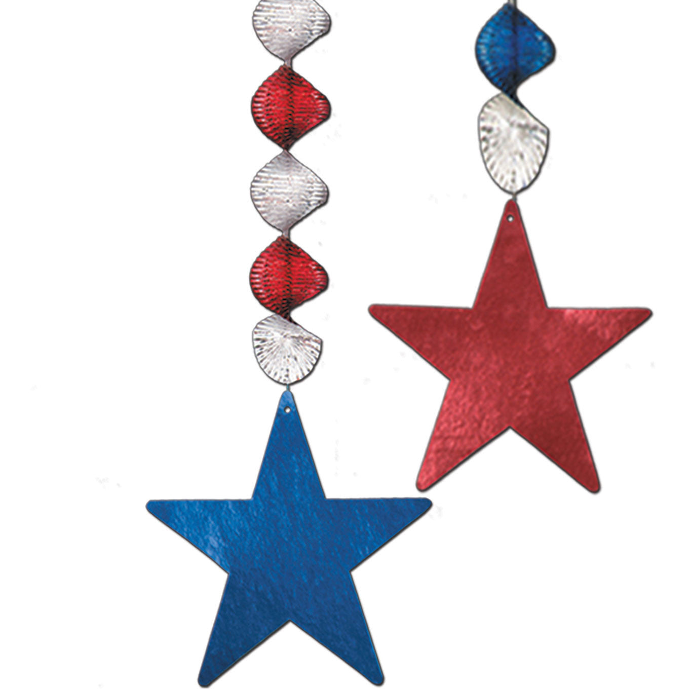 Foil Star Danglers (2ct)