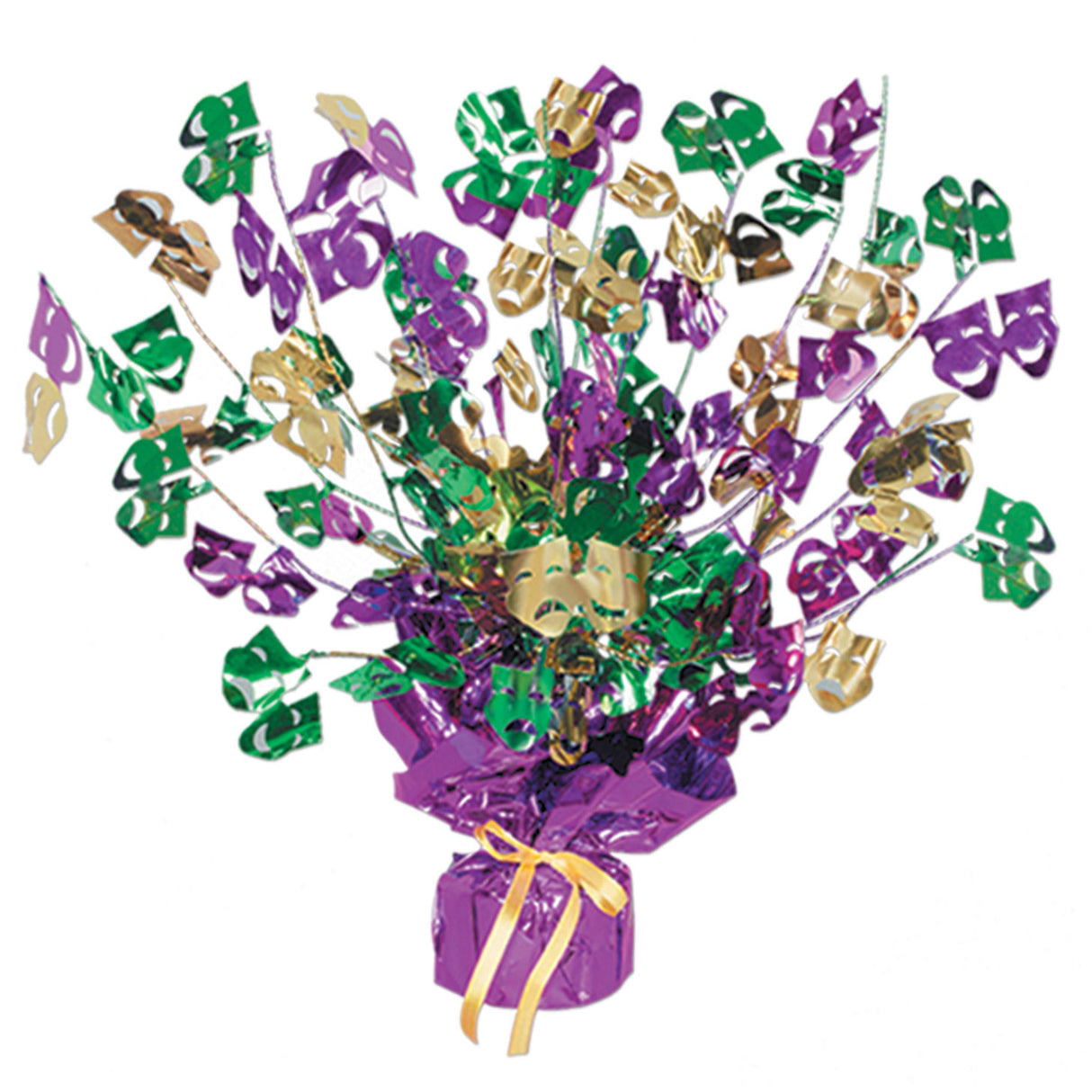 Mardi Gras Gleam 'N Burst Centerpiece