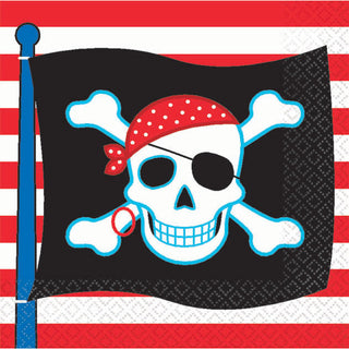 Pirate Party Beverage Napkins (16ct)