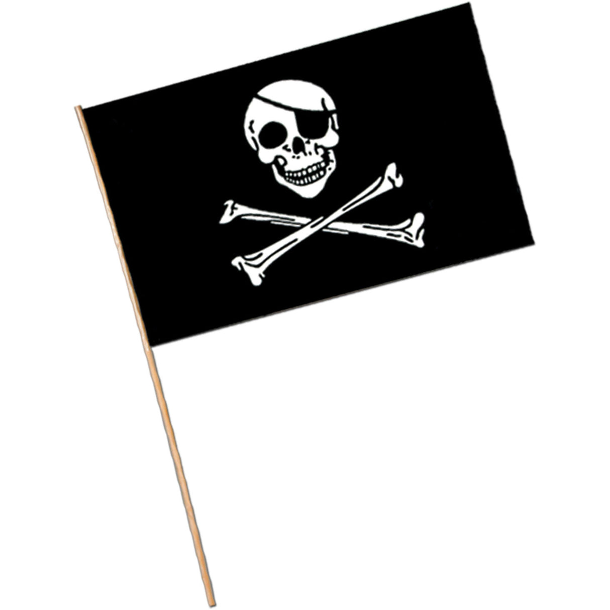 Plastic Pirate Flag - 11"